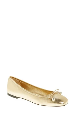 Jimmy Choo Elme Ballet Flat Gold at Nordstrom,