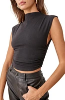 Reformation Lindy Ruched Crop Top at Nordstrom