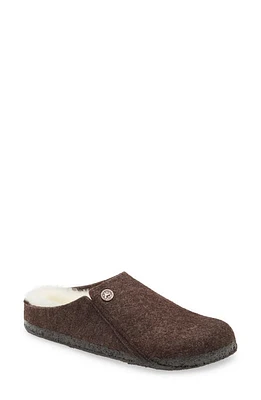 Birkenstock Zermatt Genuine Shearling Lined Slipper in Cocoa Wool at Nordstrom, Size 11-11.5Us