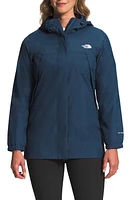 The North Face Antora Waterproof Hooded Parka Shady Blue at Nordstrom,