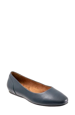 SoftWalk Shiraz Flat Navy at Nordstrom,