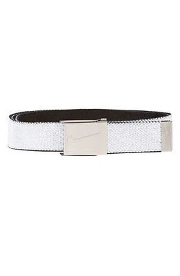 Nike Reversible Web Belt in Whiteblack at Nordstrom