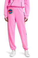 Aviator Nation Rainbow Logo Sweatpants Neon Pink at Nordstrom,