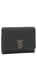 burberry TB Monogram Grainy Leather Wallet in Black at Nordstrom