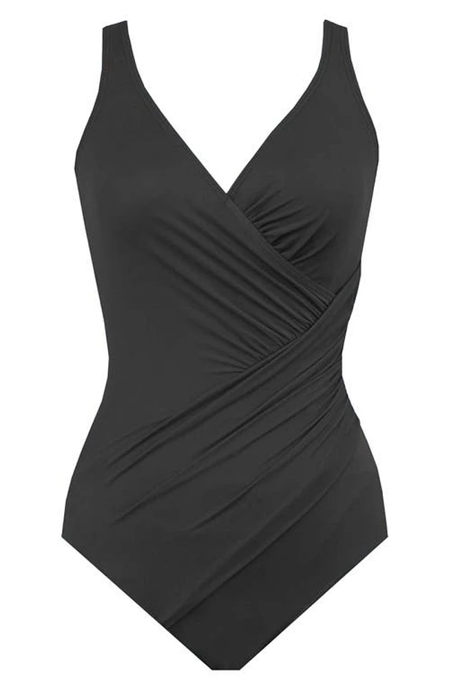 Miraclesuit Oceanus One-Piece Swimsuit Blk at Nordstrom,