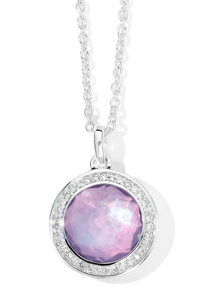 Ippolita Lollipop Mini Pendant Necklace in Silver at Nordstrom, Size 18