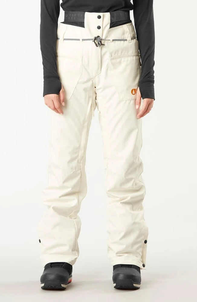 Picture Organic Clothing Treva Waterproof Insulated Ski Pants in Light Milk at Nordstrom, Size Medium