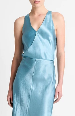 Vince Satin Crossover Tank at Nordstrom,