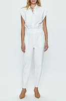 Pistola Rosie Padded Shoulder Cotton Jumpsuit at Nordstrom,