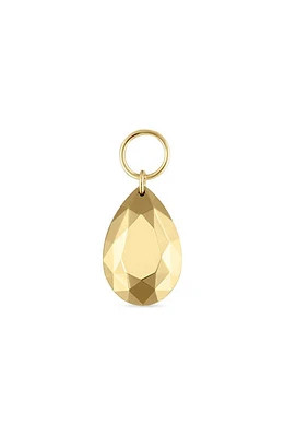 Maria Tash Faceted Pear Charm Pendant in Gold at Nordstrom