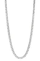 Nadri Cubic Zirconia Tennis Necklace in Rhodium at Nordstrom