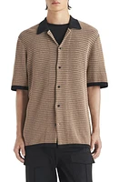 rag & bone Felix Knit Camp Shirt at Nordstrom,