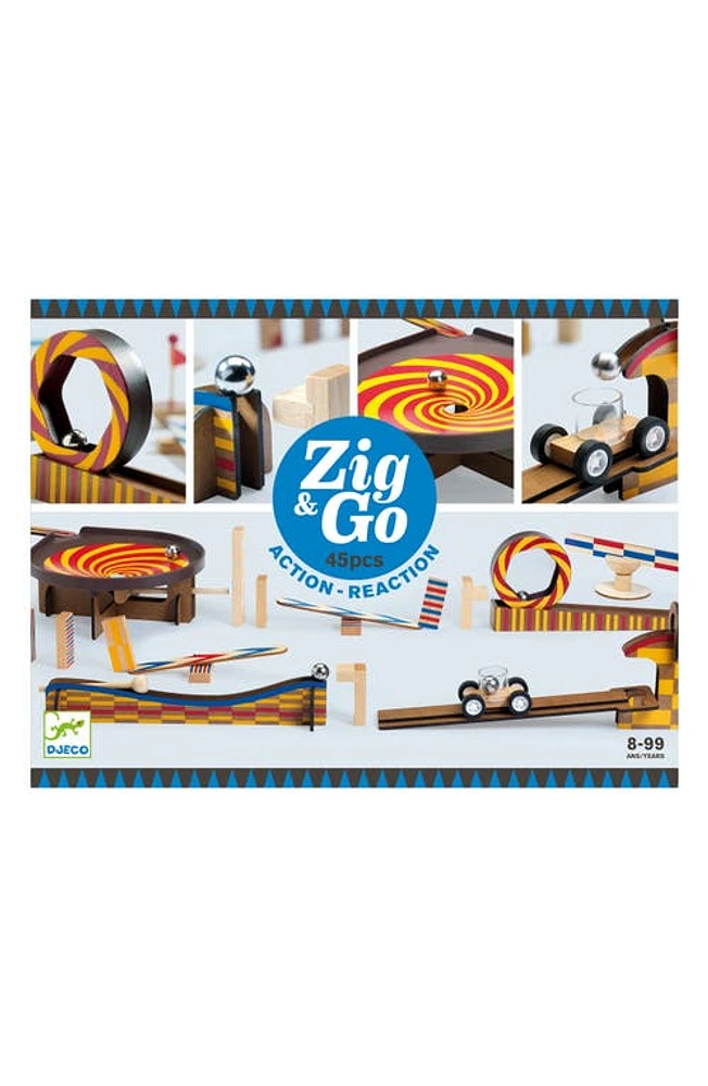 Djeco Zig & Go 45-Piece Action Reaction Set in Multi at Nordstrom