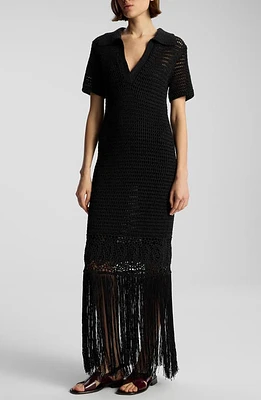 A. L.C. Valerie Knit Maxi Dress Black at Nordstrom,