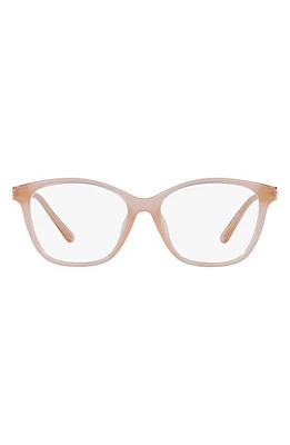 Michael Kors Boulder 55mm Square Optical Glasses in Milky Pink at Nordstrom