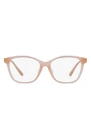 Michael Kors Boulder 55mm Square Optical Glasses in Milky Pink at Nordstrom