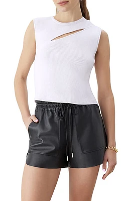 GSTQ Cutout Rib Crop Tank at Nordstrom,