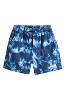 Rip Curl Kids' Shred Tie Dye Volley Washed Navy at Nordstrom,