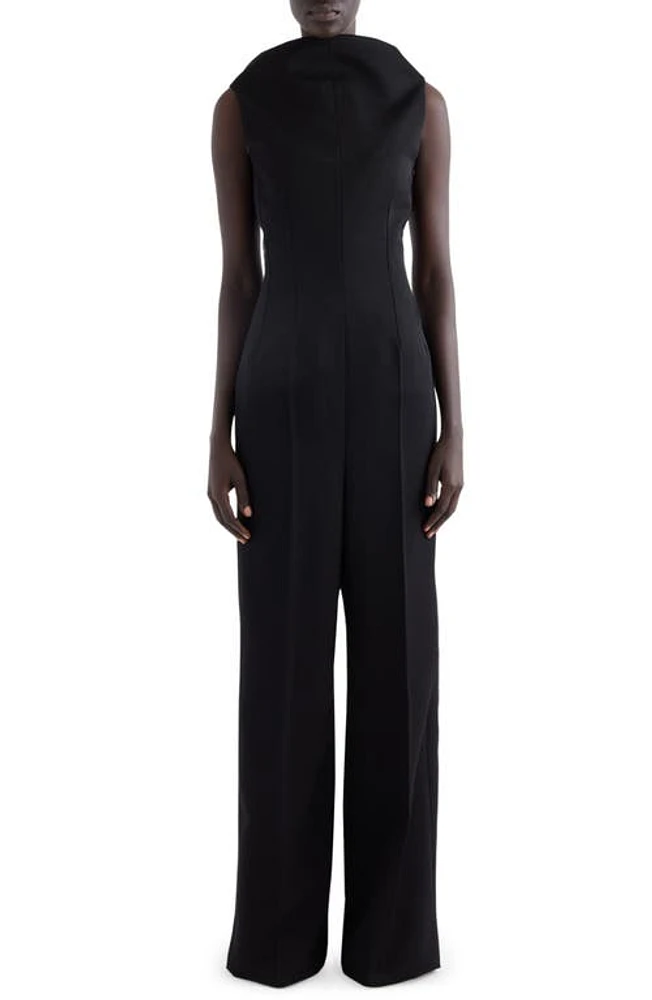 Givenchy Sleeveless Wool Jumpsuit Black at Nordstrom, Us