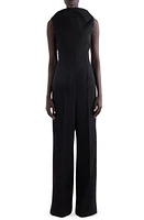 Givenchy Sleeveless Wool Jumpsuit Black at Nordstrom, Us