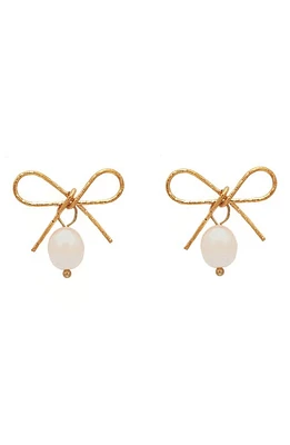 Petit Moments Missy Freshwater Pearl Drop Earrings in Gold at Nordstrom