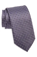 ZEGNA TIES Cento Fili Links Jacquard Silk Tie in Purple at Nordstrom