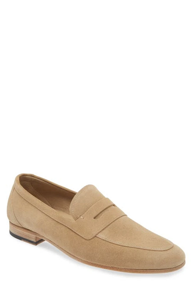 JM WESTON Animation Woogie Apron Toe Loafer Beige at Nordstrom,