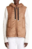 Max Mara GreenGo Puffer Vest in Beige Golden at Nordstrom, Size 12