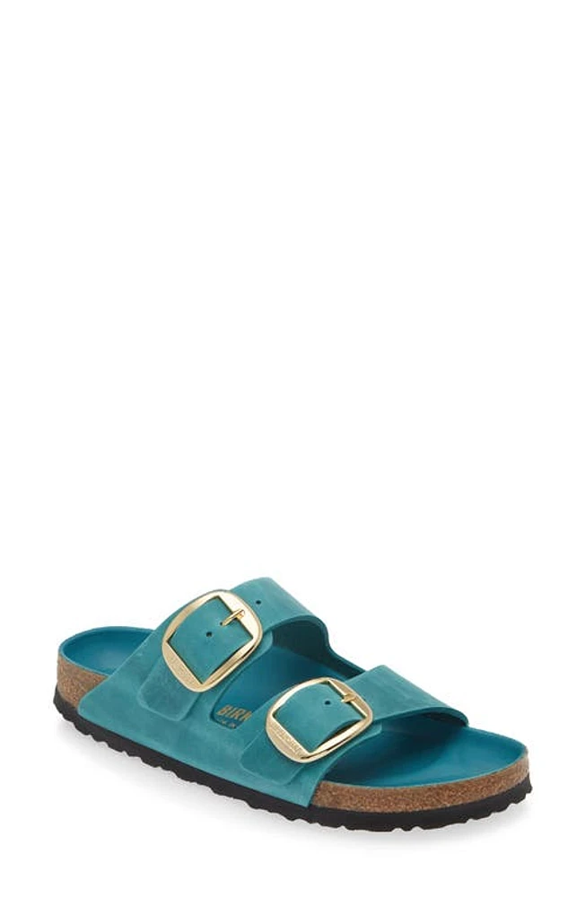 Birkenstock Arizona Big Buckle Slide Sandal Biscay Bay at Nordstrom,