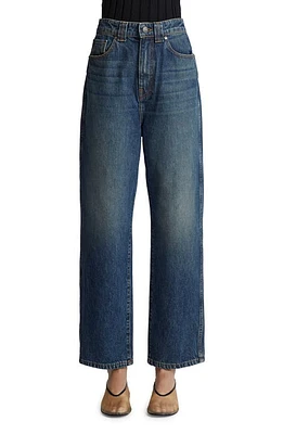 Khaite Shalbi High Waist Wide Leg Jeans Stinson at Nordstrom,