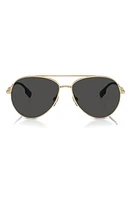 burberry 58mm Pilot Sunglasses in Light Gold at Nordstrom