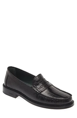 VINNY'S Yardee Penny Loafer Black at Nordstrom,