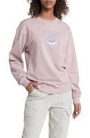 GOLDEN HOUR Café Lavande Graphic Sweatshirt in Washed Mauve Shadows at Nordstrom, Size X-Small