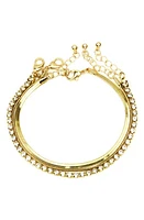 Panacea Set of 3 Bracelets in Gold at Nordstrom