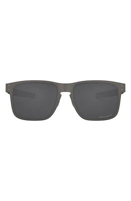 Oakley Holbrook 55mm Prizm Polarized Square Sunglasses in Matte Gunmetal/Prizm Black at Nordstrom