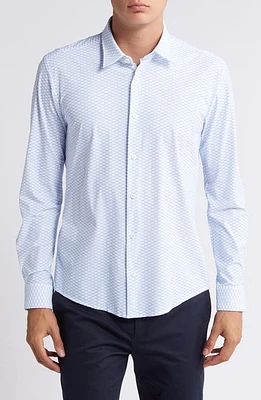 BOSS Roan Kent Button-Up Shirt White at Nordstrom,