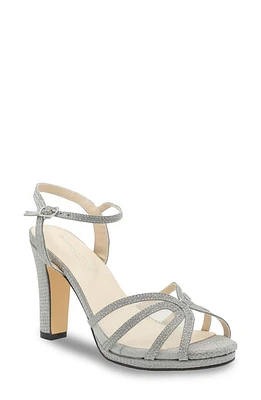 Touch Ups Anya Ankle Strap Sandal Silver at Nordstrom,