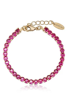 Ettika Giselle Sparkle Bracelet in Ruby at Nordstrom