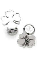 Cufflinks, Inc. Four Leaf Clover Cuff Links in Silver at Nordstrom