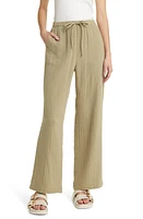 Rails Emmie Orgaic Cotton Gauze Drawstring Pants Mermaid at Nordstrom,