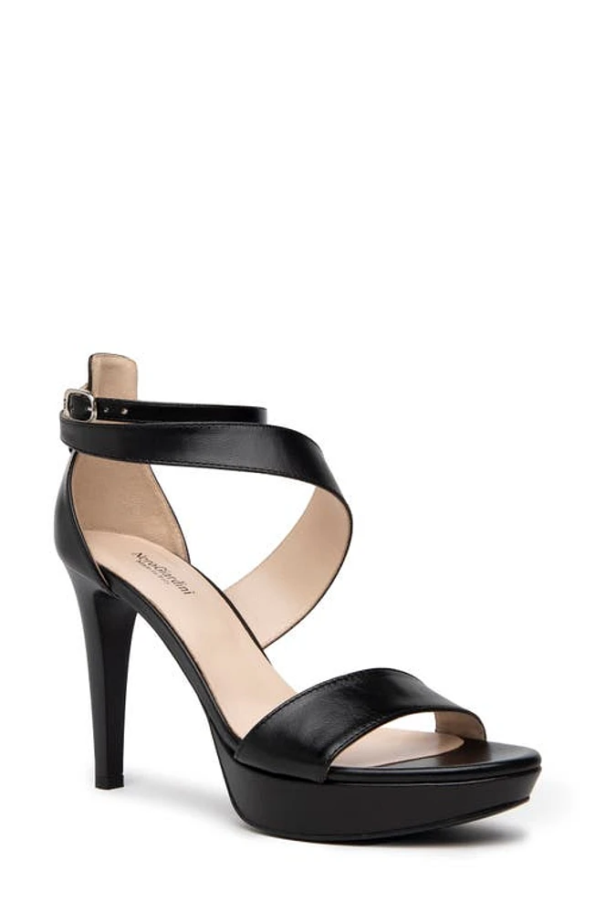 NeroGiardini Platform Sandal Black at Nordstrom,