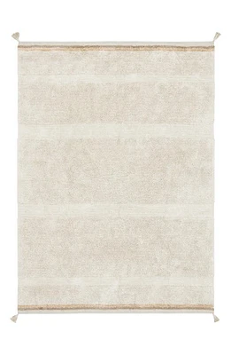 Lorena Canals Bloom Washable Rug in Natural at Nordstrom