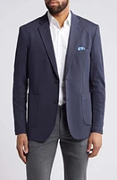 Johnston & Murphy XCFLEX Knit Blazer Navy at Nordstrom,