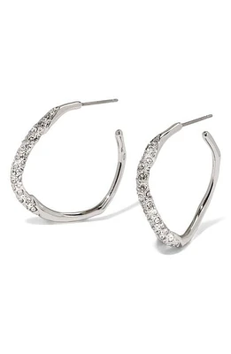 Alexis Bittar Pavé Hoop Earrings in Champagne at Nordstrom