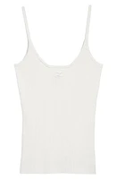 Courrèges Logo Rib Tank Top at Nordstrom,