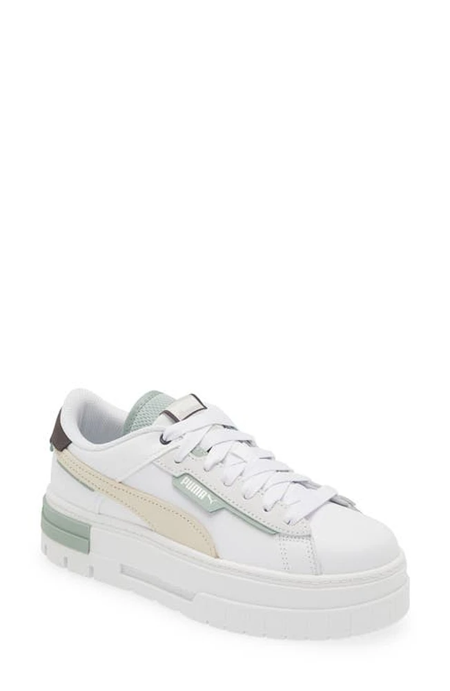 Puma Mayze Platform Sneaker White at Nordstrom,