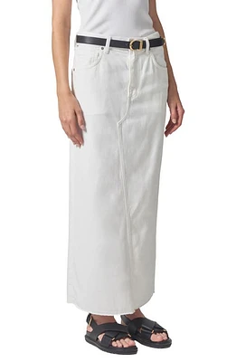 Citizens of Humanity Circolo Reworked Denim Maxi Skirt Cannoli at Nordstrom,