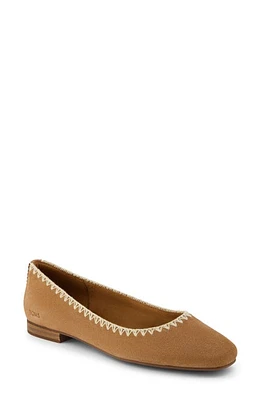 TOMS Briella Ballet Flat Brown at Nordstrom,