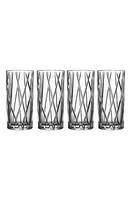 Orrefors City Set of 4 Crystal Highball Glasses in Clear at Nordstrom