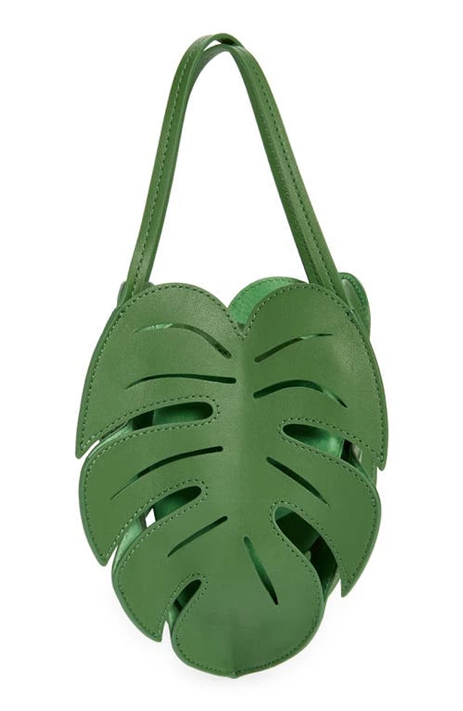 STAUD Palm Leather Tote in Leaf at Nordstrom